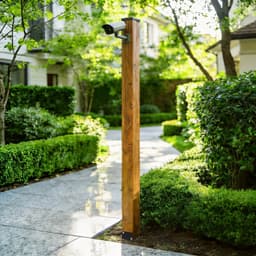 ACXIN Grondanker voor houten palen - 70 cm - 4 stuks - Zwart — thumbnail 4