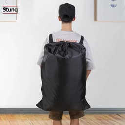 Stunq® Waterdichte Plunjezak met Rugzakfunctie - Zwart — thumbnail 3