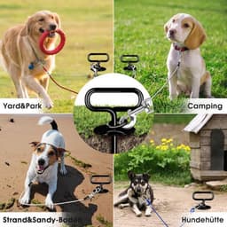 Thijox - Grondanker voor Honden - Hondenanker voor Middelgrote tot Grote Honden tot 220 lbs - Ideaal voor Tuin, Strand en Gazon - Duurzaam en Betrouwb — thumbnail 4