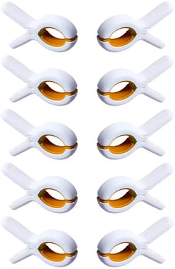 Dailygoods - 10 stuks Winddichte Wasknijpers - Antislip Grote Klem (Geel) — thumbnail 1