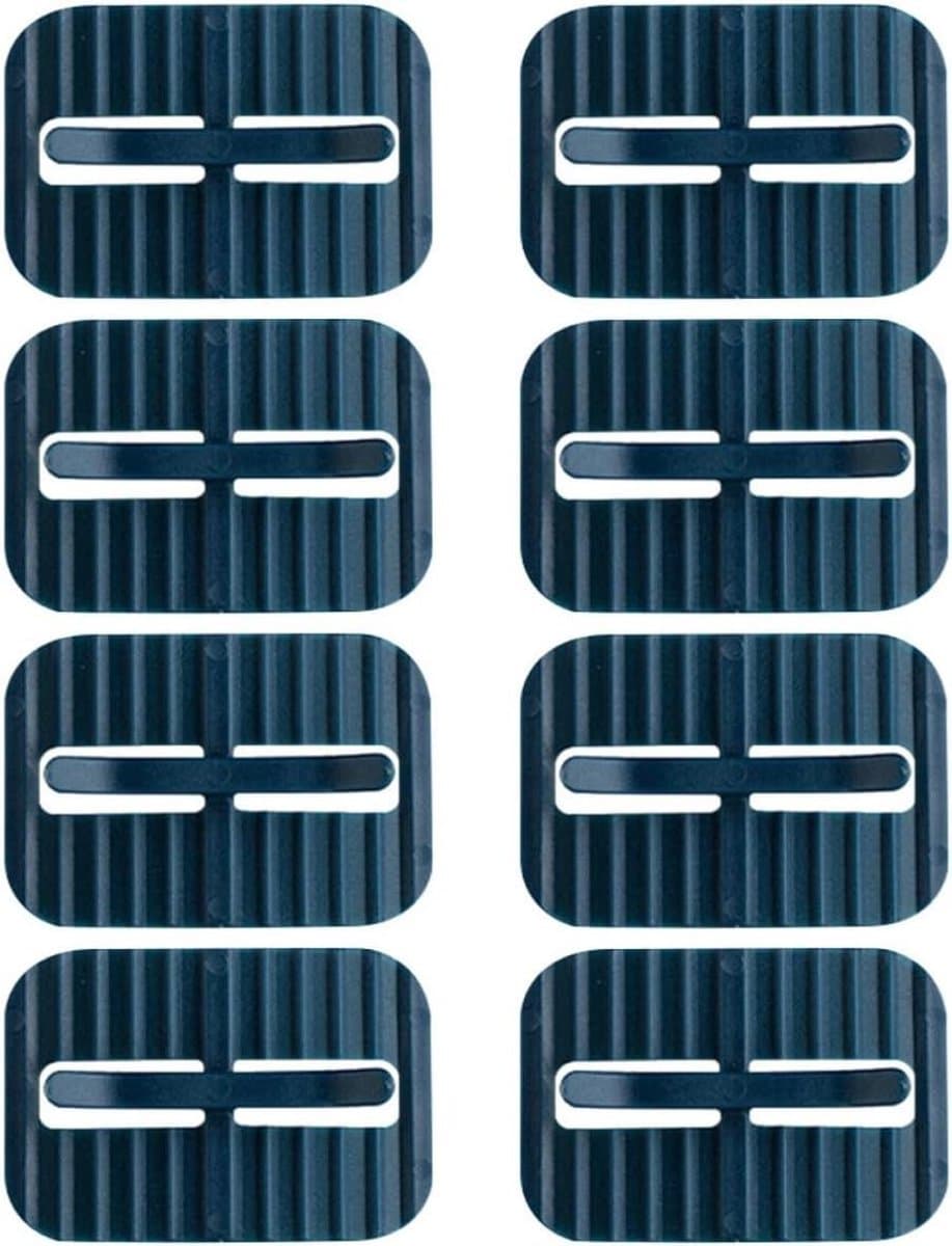 Vuilniszakhouders - Vuilniszakclips Klemmen - Afval Sorteren - Anti-slip Bevestiging - 6 x 4 x 1.2 cm - Blauw — afbeelding 1