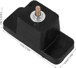 Rubberen Trillingsdempers - Airco Pads Condensor Pads - Airco Stabiliseren - Weerbestendig Rubber - 55 cm - Zwart — thumbnail 2