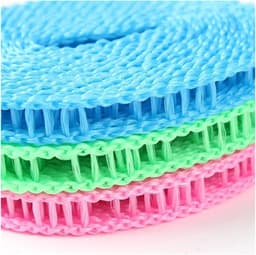 Waslijn Outdoor - Reis Waslijn - Kleding Drogen - Antislip Winddicht - 5 Meter - Veelkleurig — thumbnail 3