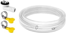 Afvoerslang Airco - Condenswater slang - Water afvoeren - Inclusief connector klemmen - 91 cm lengte - Transparant — thumbnail 1