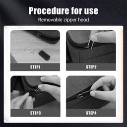 12-delige reparatieset met ritssluiting voor universele vervangende rits met afneembare schuiver - compatibel met koffers, laarzen, jassen en rugzakken — thumbnail 4