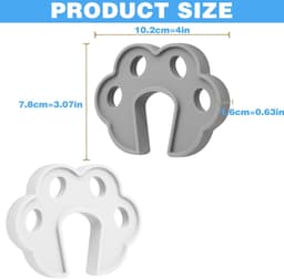 Dailygoods- Deurbeugel voorlader - Deurstopper - Deurbuffer - Ondersteuning gereedschap - Gemaakt van rubber - Eenvoudig te bevestigen — thumbnail 4