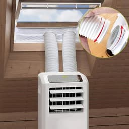 Airconditioningslang 150 mm - Draagbare airconditioning afvoerslang - Airconditioningslang - Linkshandige- Luchtafvoerslang - Buitendiameter Ø150 mm - Lengte 1,5 m — thumbnail 3