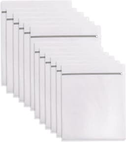 Thijox - Set van 10 Waszakken voor Wasmachine, Robuuste Netstof Wasnetten met Ritssluiting voor Blouses, Beha's, Ondergoed, Kousen, Lingerie en Babykl — thumbnail 1