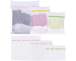 Thijox - Waszakken voor Wasmachine - 9 Stuks Wasnet, Scheurbestendig Materiaal, Geschikt voor Jassen, Truien, Overhemden, Sokken, Jeans en Pluche Dier