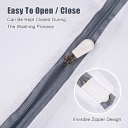 Solidchoice - Set van 3 Waszakken voor Kleding met Verborgen Ritssluiting — thumbnail 2