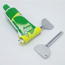 Buis Squeezer - 3 Stuks - Metalen Tandpasta Dispenser - Duurzaam Ontwerp - Geschikt voor Crèmes - Vermindert Afval - 84x37mm - Tandpasta Knijper — thumbnail 5