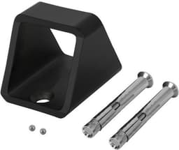 Grondanker Motorfiets Fiets - Muuranker Universeel - Diefstal Beveiliging - Eendelige Vorming - 145 x 123 cm - Grijs — thumbnail 3