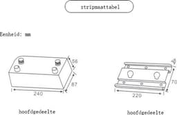 Uitschuifbare waslijn - Uittrekbare Wasdraad - 4.2m - met dubbele touwlijn - zwart - Staal,ABS, aluminium - muur hangen - Automatisch Straktrek Systeem - Draaggewicht 20 kg - Alternatief Wasrek of Droogrek — thumbnail 3