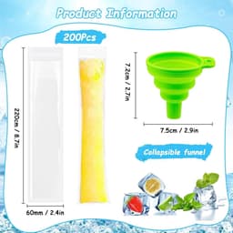 Popsicle Tassen - Waterdicht - Herbruikbaar - Met Ritssluiting - Voor IJsjes — thumbnail 4