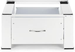 Wasmachine verhoger - Opbouwmeubel lade - Ergonomisch Wassen - 250 kg belastbaar - 55 x 63 x 33 cm - Wit — thumbnail 3