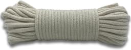 10 m natuurlijk katoen gevlochten touw waslijn 6,5 mm dik zacht katoenen touw voor buiten, tuin, doe-het-zelf ambachten, plantenhangers, woondecoraties, muur opknoping (10 m (33ft)) — thumbnail 4