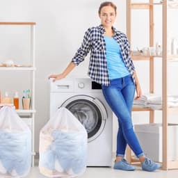 Wasnetten voor Wasmachine - Polyester - Grote Capaciteit - Duurzaam en Herbruikbaar - Voor Diverse Kledingstukken — thumbnail 4