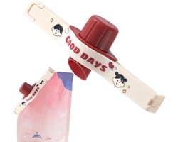 Zakken Clip - Bewaarclips Voedsel - Zakken Afsluiten - Met Uitgiettuit - 13.7 cm - Wit