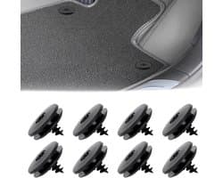 Automattenhouder, clip voor automatten, 8-delig, vloermatten/bevestigingsclips, autovloermatten, antislip, clip, automat, clips, antislip bevestiging