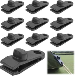 10 stuks zeilspanners, zeilbevestiging, tarp clips, tentzeilclips, verstelbare zeilbevestiging voor camping, luifels, zonnezeil en tuin, antislip ontwerp voor een veilige grip — thumbnail 1