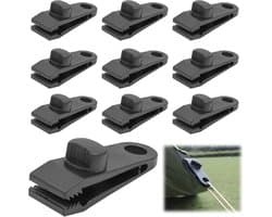 10 stuks zeilspanners, zeilbevestiging, tarp clips, tentzeilclips, verstelbare zeilbevestiging voor camping, luifels, zonnezeil en tuin, antislip ontwerp voor een veilige grip