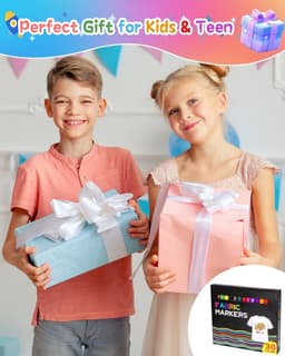 30 Kleuren Textielstiften, Textielmarkeerstiften, Wasmachinebestendige Textielmarker, Permanente Stofverf, Textielmarkers voor T-shirts, Hoeden, CanvasTassen, Doe-Het-Zelf Schilderen Stoffen Pennen — thumbnail 5