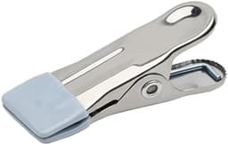 Wasknijpers zonder afdruk, antislip klemmen voor sokken, schoenen, handdoek, voedselverzegeling, foto's (grijs) — thumbnail 1