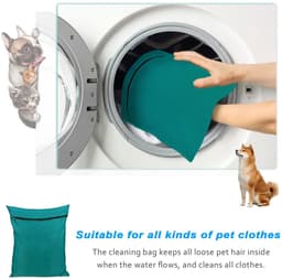 Solidchoice - Waszak voor Huisdier Handdoeken en Speelgoed, Blauw — thumbnail 2