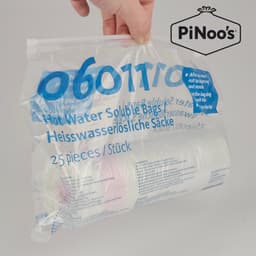 Oplosbare Waszakken 60 Liter | 1 rol à 25 zakken - Sluitlint | Polyvinylalcohol | 10 My | 66x84 cm - Waszakken opblosbaar, Waszakken groot, Waszakken voor wasgoed (06608401100) — thumbnail 3