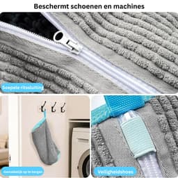 ApexArte® Herbruikbare Waszak voor Schoenen - Wasnet voor Wasmachine - Sneakers Wassen — thumbnail 3