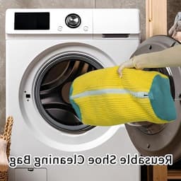 Herbruikbare Waszak voor Schoenen - 4 Stuks, Geschikt voor Wasmachine en Droger, 360° Bescherming voor Sneakers en Sportschoenen, Ideaal voor Canvas en Sportieve Schoenen — thumbnail 3