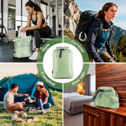 reiswaszak voor vuile kleding, waterdichte reiscompressiezakken voor inpakken, vochtbestendige vacuümopbergtas, ruimtebesparende wasopbergorganisator voor cruise, zwemmen, sportschool — thumbnail 2