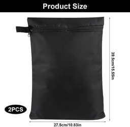 2 Stuks Natte Zakken,39.5×27.5cm Natte Vuile Waszak met Ritssluiting | Natte Tas voor Badpak,Waterdicht Natte Kleding Organizer,Waterdichte Natte Tas Herbruikbaar — thumbnail 4