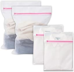 Waszakken met ritsen herbruikbare wasmachine waszak geschikt voor delicate blouse kousen ondergoed bh's lingerie reizen organizer 23 × 30 cm/30 × 40 cm — thumbnail 1