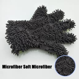 2 Stks Autowas Handschoenen Vinger, Washandschoen Microvezel Auto, Autowashandschoen Reinigingshandschoenen Ultra Lage Wrijving Wasdoek Voor Auto Wielen Reiniging & Huishoudelijke Reiniging — thumbnail 2