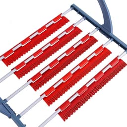 2 Sokkenhouders voor waslijn, winddicht droogrek, ruimtebesparend droogrek, compact ontwerp, plastic hanger voor sokken, ondergoed en kleine kledingstukken — thumbnail 2