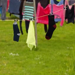 Waslijn uitschuifbaar 10 meter camping waslijn draagbaar met wasknijpers en clips verstelbaar voor reizen binnen en buiten — thumbnail 3