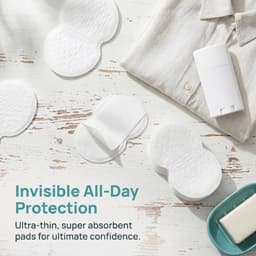 Absorberende onderarm-inzetstukken voor oksels - 100 stuks zweetpads, onzichtbaar en geurabsorberend voor dames en heren, vlekbescherming en comfort — thumbnail 3