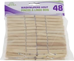 Betra Wasknijpers van Hout | 36 stuks — thumbnail 1