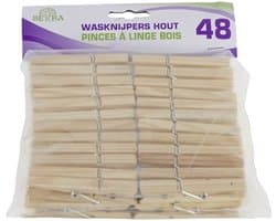 Betra Wasknijpers van Hout | 36 stuks — afbeelding 1