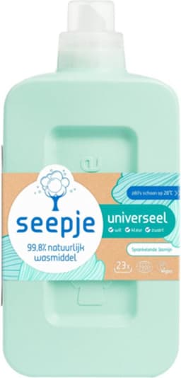 Seepje Wasmiddel Universeel - Sprankelende Jasmijn - 1L - 23 Wasbeurten — thumbnail 2