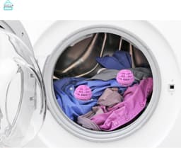 Ecologische Wasbol - Ecologische Wasbal - 2 stuks - Roze - Wasbal - Duurzaam - Wasmachine - Keramische Balletjes - Geen Wasmiddel — thumbnail 4