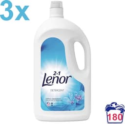 Lenor - 2 in 1 - Vloeibaar Wasmiddel - Spring Awakening - 3x 3,3L - 180 Wasbeurten — thumbnail 1