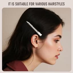 60 Stuks Zilveren Krokodillenclips voor Haarstyling - Professionele Eendenbek Spelden — thumbnail 4