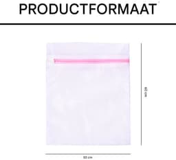 QTTVBTNA Waszakken – Herbruikbaar Wasnet met Ritssluiting - 50 x 60 cm– 3 Stuks – Bescherm je Wasgoed en Wasmachine — thumbnail 5