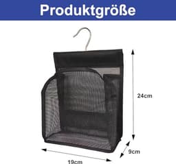 Ophangbare Wasknijperzak - Herbruikbare Knijpzak voor het Opbergen van Wasknijpers — thumbnail 4