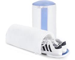 Schoenwaszak voor de wasmachine, 3D-Net schoenwaszak, complete reiniging, herbruikbare waszak voor schoenen met verborgen ritssluiting, schoenzak voor de wasmachine, Max EU46