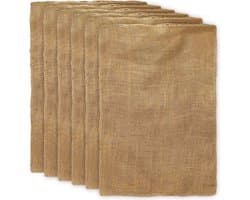 Jute zakken 50 x 80 cm - Set van 6 voor het opslaan van groenten en aardappelen