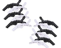 Professionele Haarclips Kappersclips, Verdelingsklemmen voor Dames - 12 Stuks Kunststof