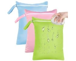 Unyqoos® Set van drie waterdichte opbergtassen voor natte en droge kleding